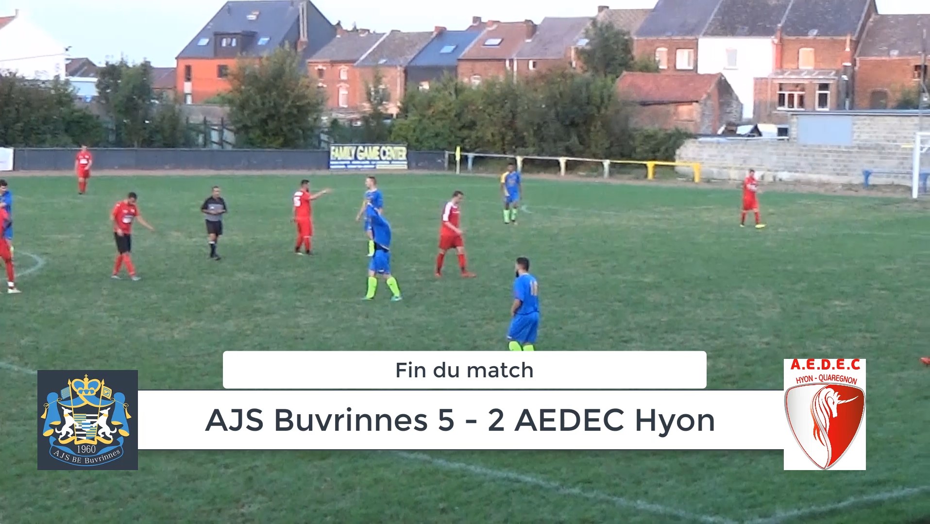 P4 : Buvrinnes – AEDEC Hyon 5-2 (2-2) Amical – Résumé en vidéo
