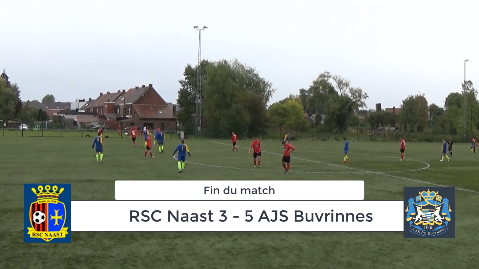 P4 : RSC Naast – Buvrinnes 3-5 (1-4) Résumé en vidéo