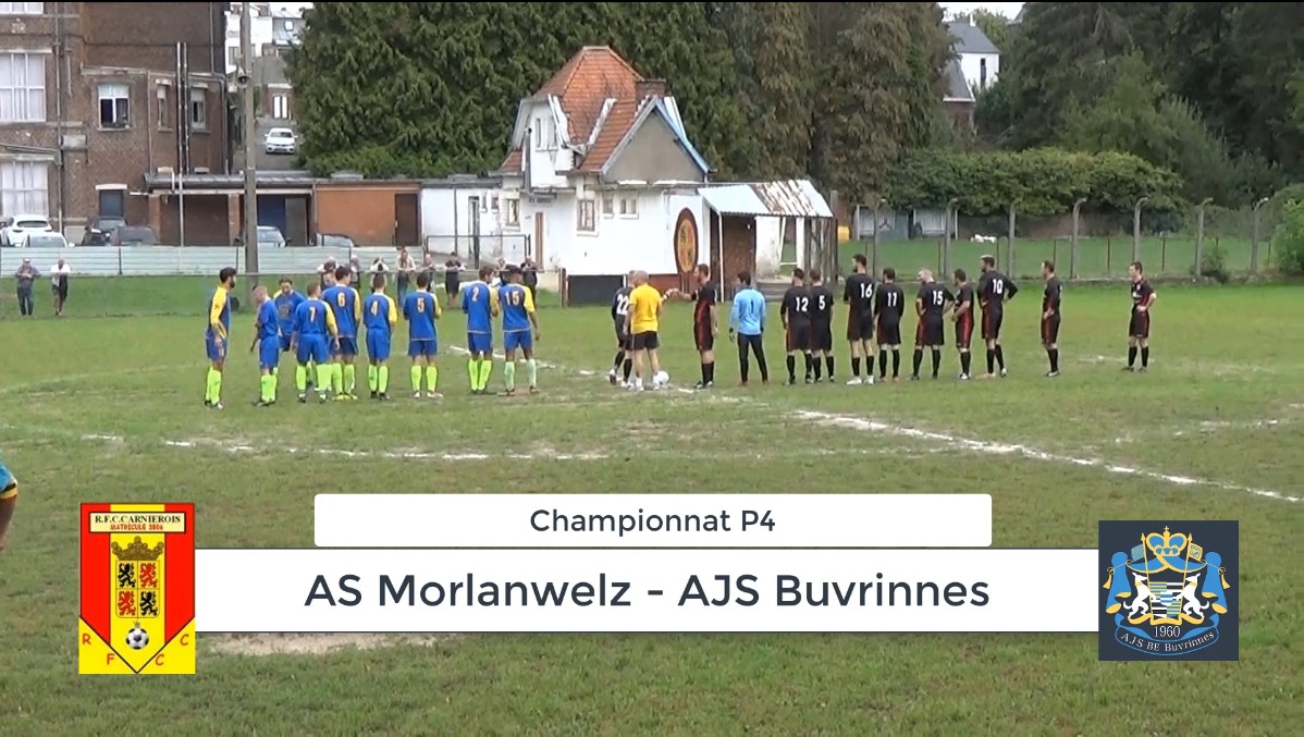 P4 : AS Morlanwelz – AJS Buvrinnes 2-2 (1-1) : résumé en vidéo