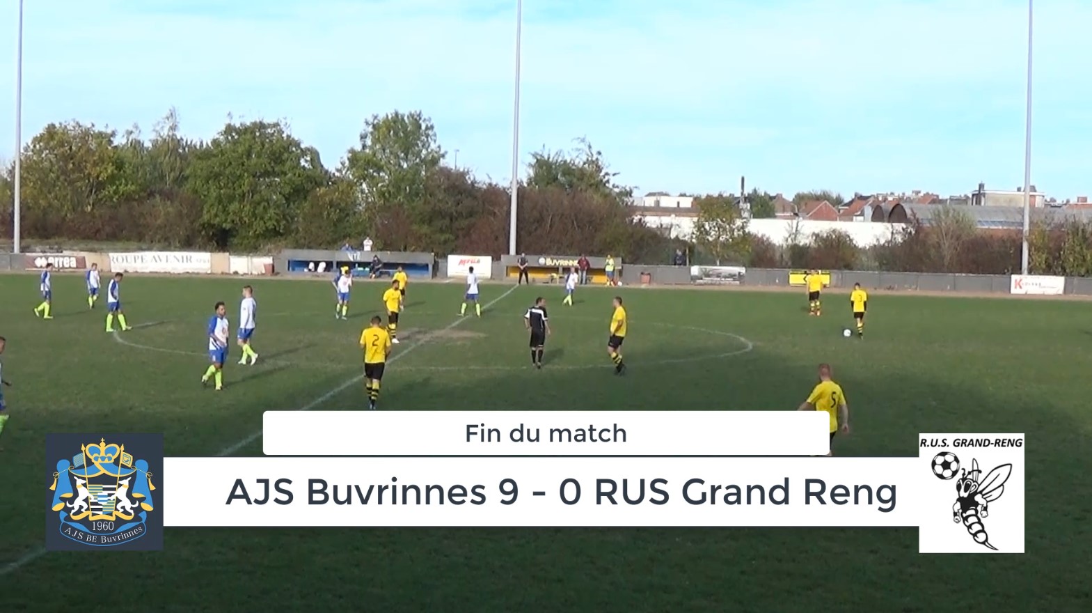 P4 : AJS Buvrinnes – Grand Reng 9-0 (3-0) : Résumé en vidéo (Mais oui !)