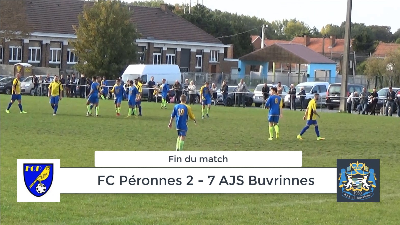 P4 : FC Péronnes – AJS Buvrinnes 2-7 (1-5) : résumé en vidéo
