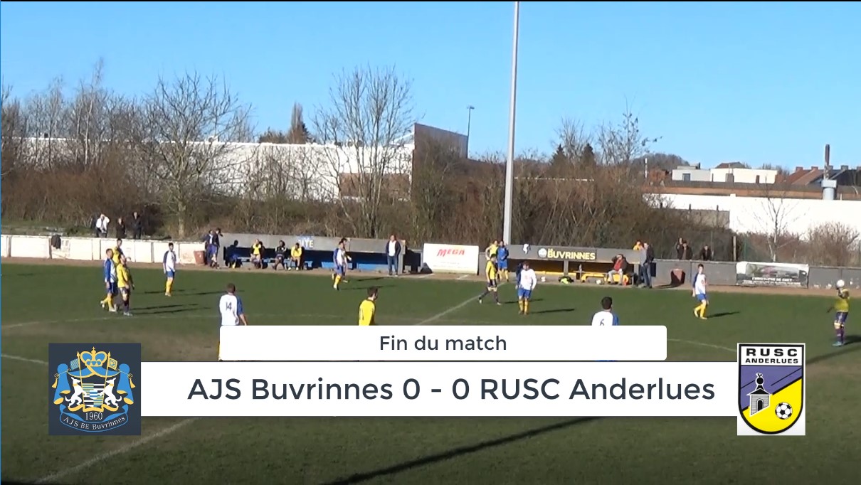 P4 : AJS Buvrinnes – RUSC Anderlues 0-0 : résumé en vidéo