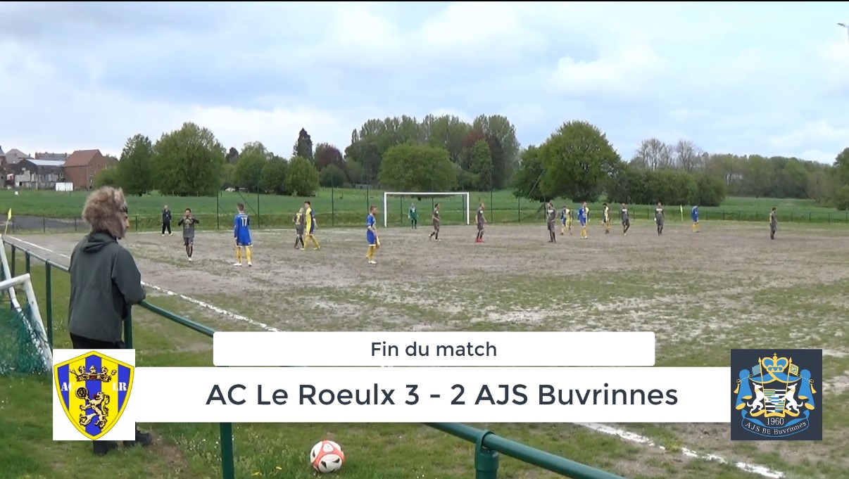 P4 : AC Le Roeulx – AJS Buvrinnes 3-2 (0-1) résumé en vidéo