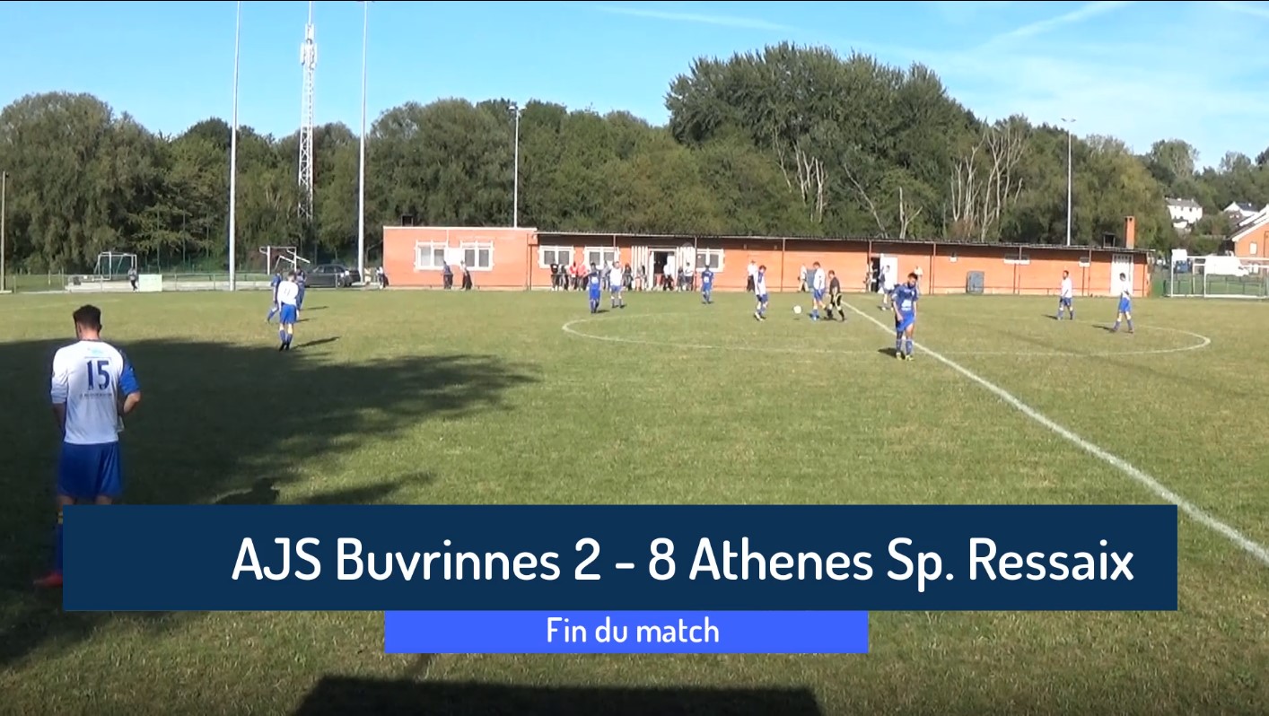 P4 : Ajs Buvrinnes – Athenes Sport Ressaix 2-8 (0-3)